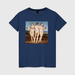 Рафаэль Три грации – Женская футболка хлопок с принтом купить со скидкой в -20%