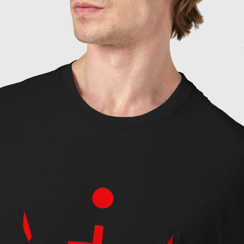 Мужская футболка хлопок с принтом Око - Cult of the lamb, фото #4
