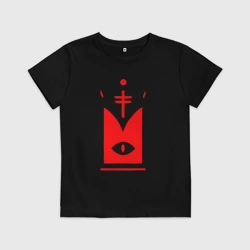 Детская футболка хлопок Око - Cult of the lamb