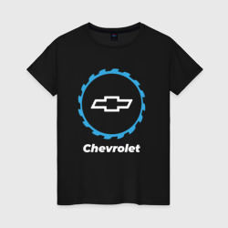 Женская футболка хлопок Chevrolet в стиле Top Gear