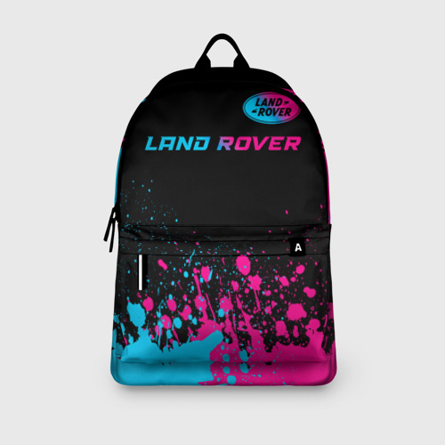 Рюкзак 3D Land Rover - neon gradient: символ сверху - фото 4