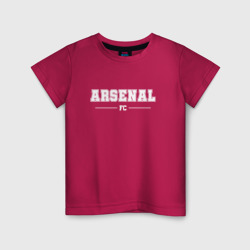 Детская футболка хлопок Arsenal football club классика