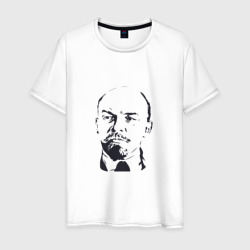 Владимир Ленин – Мужская футболка хлопок с принтом купить со скидкой в -20%