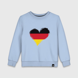 Детский свитшот хлопок Сердце - Германия