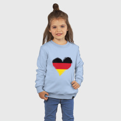 Детский свитшот хлопок Сердце - Германия - фото 2