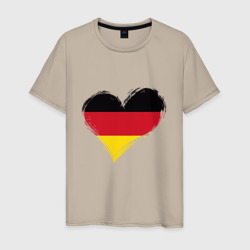 Сердце - Германия – Футболка из хлопка с принтом купить со скидкой в -20%