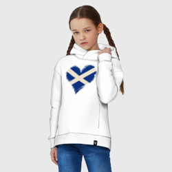 Детское худи Oversize хлопок Сердце - Шотландия - фото 2