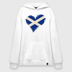 Худи SuperOversize хлопок Сердце - Шотландия