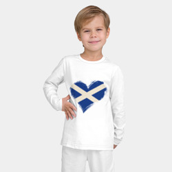 Детская пижама с лонгсливом хлопок Сердце - Шотландия - фото 2