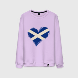 Мужской свитшот хлопок Сердце - Шотландия