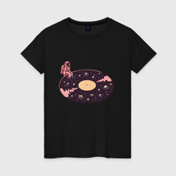 Женская футболка хлопок Space Vinyl