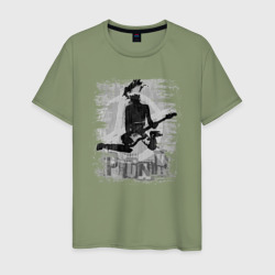 Мужская футболка хлопок Punk rocker