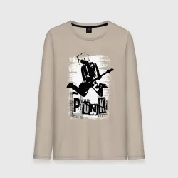 Мужской лонгслив хлопок Punk jump