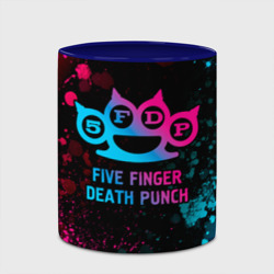 Кружка с полной запечаткой Five Finger Death Punch - neon gradient - фото 2