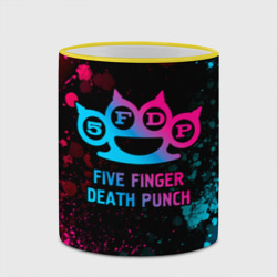 Кружка с полной запечаткой Five Finger Death Punch - neon gradient - фото 2