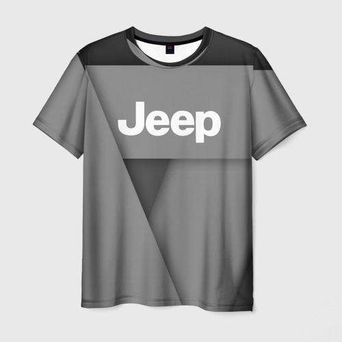Мужская футболка 3D Jeep - Абстракция, цвет 3D печать