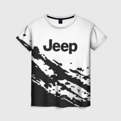 Женская футболка 3D Jeep - textura