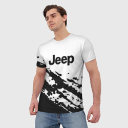 Мужская футболка 3D Jeep - textura - фото 2