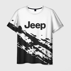 Мужская футболка 3D Jeep - textura