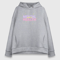 Женское худи Oversize хлопок Mental health