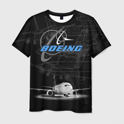 Мужская футболка 3D Boeing 737