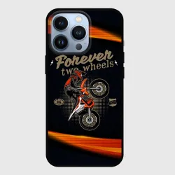 Чехол для iPhone 13 Pro 2 колеса навсегда - Мотокросс