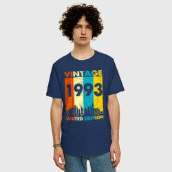 Мужская футболка хлопок Oversize Винтаж 1993 лимитированная серия - фото 2