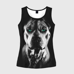 Женская майка 3D Амстафф - Американский стаффордширский терьер