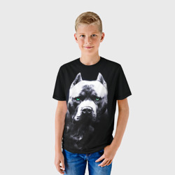 Детская футболка 3D Питбуль: Американский питбультерьер - фото 2