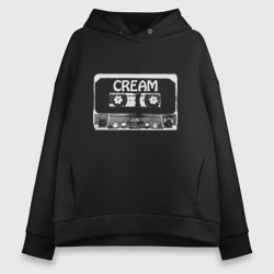 Женское худи Oversize хлопок Cream Cassette