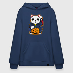 Худи SuperOversize хлопок Cat Halloween