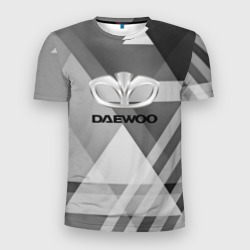 Мужская футболка 3D Slim daewoo - logo