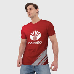 Мужская футболка 3D daewoo - sport  - фото 2