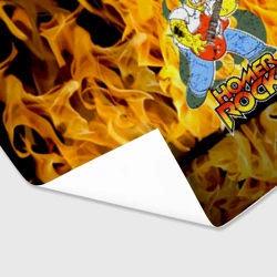 Бумага для упаковки 3D Гомер Симпсон играет на гитаре - рок - фото 2