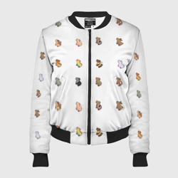 Женский бомбер 3D Какая ты капибара сегодня?