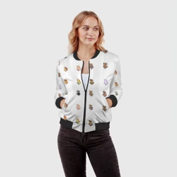 Женский бомбер 3D Какая ты капибара сегодня? - фото 2