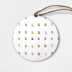 Деревянная игрушка круг Какая ты капибара сегодня?