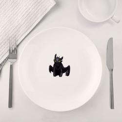 Набор: тарелка + кружка Ночная фурия - дракон Беззубик - фото 2