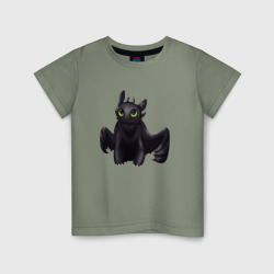 Ночная фурия - дракон Беззубик – Детская футболка хлопок с принтом купить со скидкой в -20%