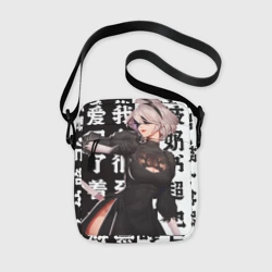 Сумка через плечо 3D 2B с катаной Nier Automata