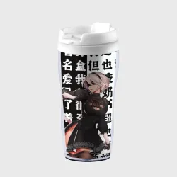 Термокружка-непроливайка 2B с катаной Nier Automata