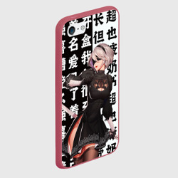 Чехол для iPhone 5/5S матовый 2B с катаной Nier Automata - фото 2