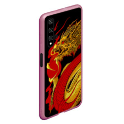 Чехол для Honor 20 Японский Золотой Дракон - фото 2