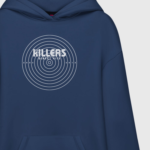 Худи SuperOversize хлопок Direct Hits - The Killers, цвет темно-синий - фото 3