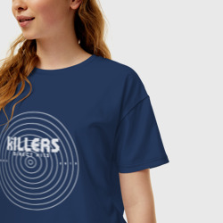 Женская футболка хлопок Oversize Direct Hits - The Killers - фото 2