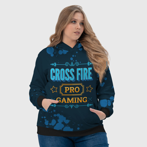 Женская толстовка 3D Игра Cross Fire: pro gaming, цвет 3D печать - фото 6