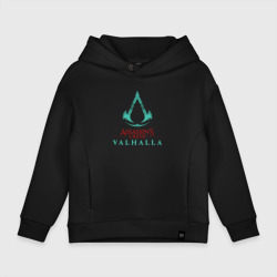 Детское худи Oversize хлопок Assassins Creed Valhalla - logo