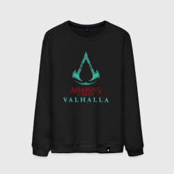 Мужской свитшот хлопок Assassins Creed Valhalla - logo