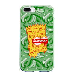 Чехол для iPhone 7Plus/8 Plus матовый Барт Симпсон - Summer