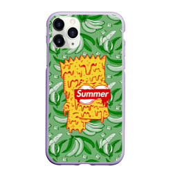 Чехол для iPhone 11 Pro матовый Барт Симпсон - Summer